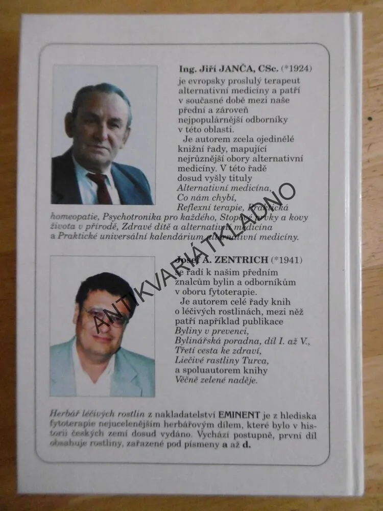HERBÁŘ LÉČIVÝCH ROSTLIN 1., JIŘÍ JANČA, **an
