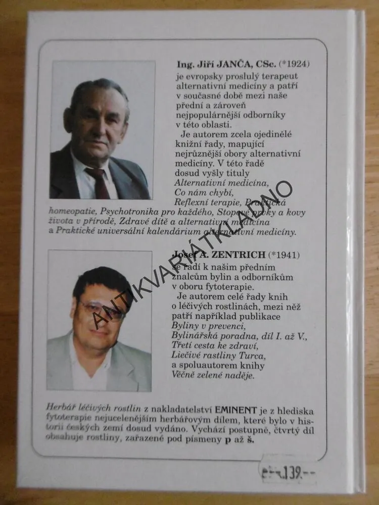 HERBÁŘ LÉČIVÝCH ROSTLIN 4., JIŘÍ JANČA, **an