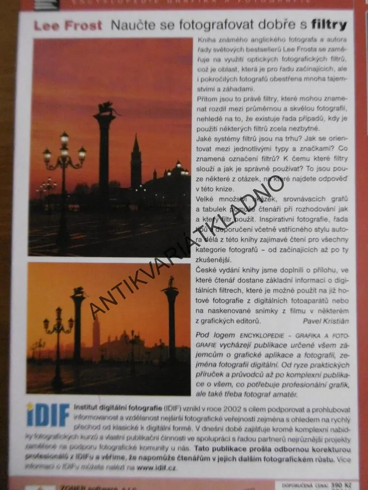 NAUČTE SE FOTOGRAFOVAT DOBŘE S FILTRY, LEE FROST, **an