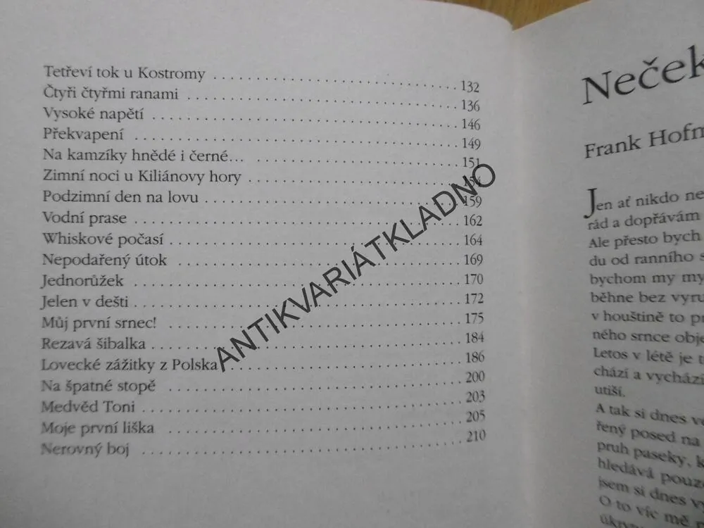 VE STOPÁCH SVATÉHO HUBERTA A JINÉ LOVECKÉ PŘÍBĚHY, **an