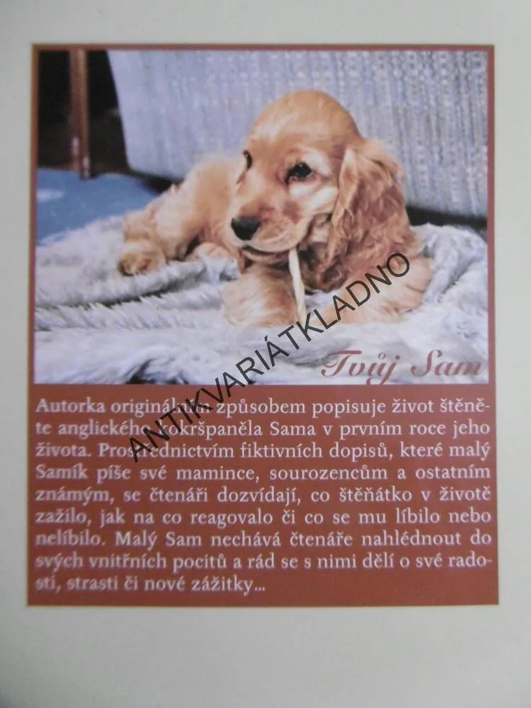 S POZDRAVEM TVŮJ SAM, JANA MRÁZKOVÁ, **an