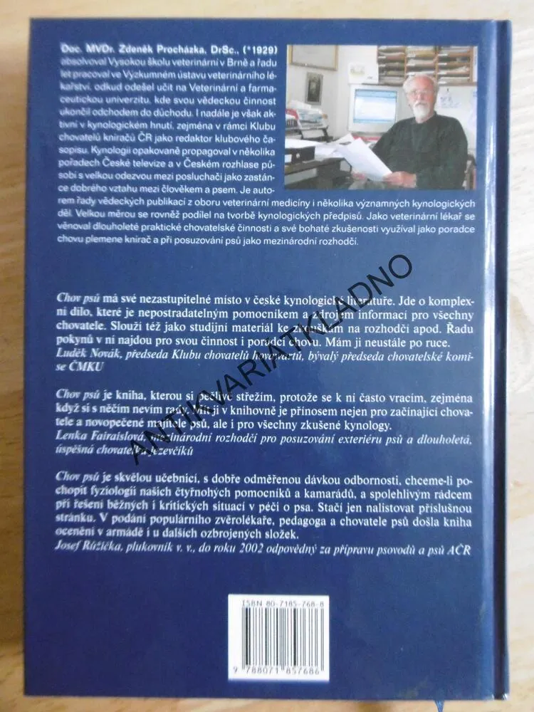 CHOV PSŮ, ZDENĚK PROCHÁZKA