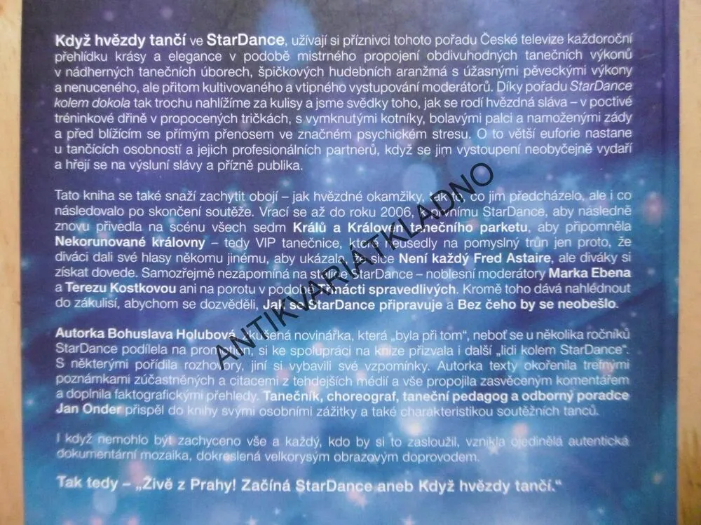 STARDANCE... KDYŽ HVĚZDY TANČÍ, BOHUSLAVA HOLUBOVÁ, JAN ONDER, **an