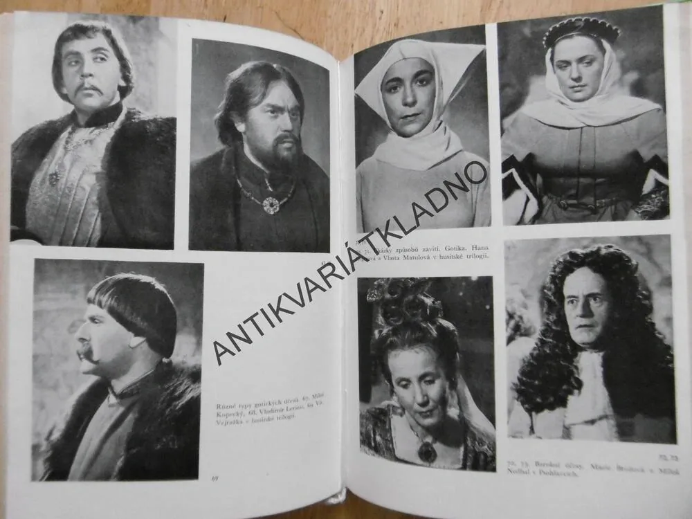 LÍČENÍ VE FILMU, NA DIVADLE A V TELEVIZI, VLASTIMIL BOUBLÍK, OTAKAR KOŠŤÁL
