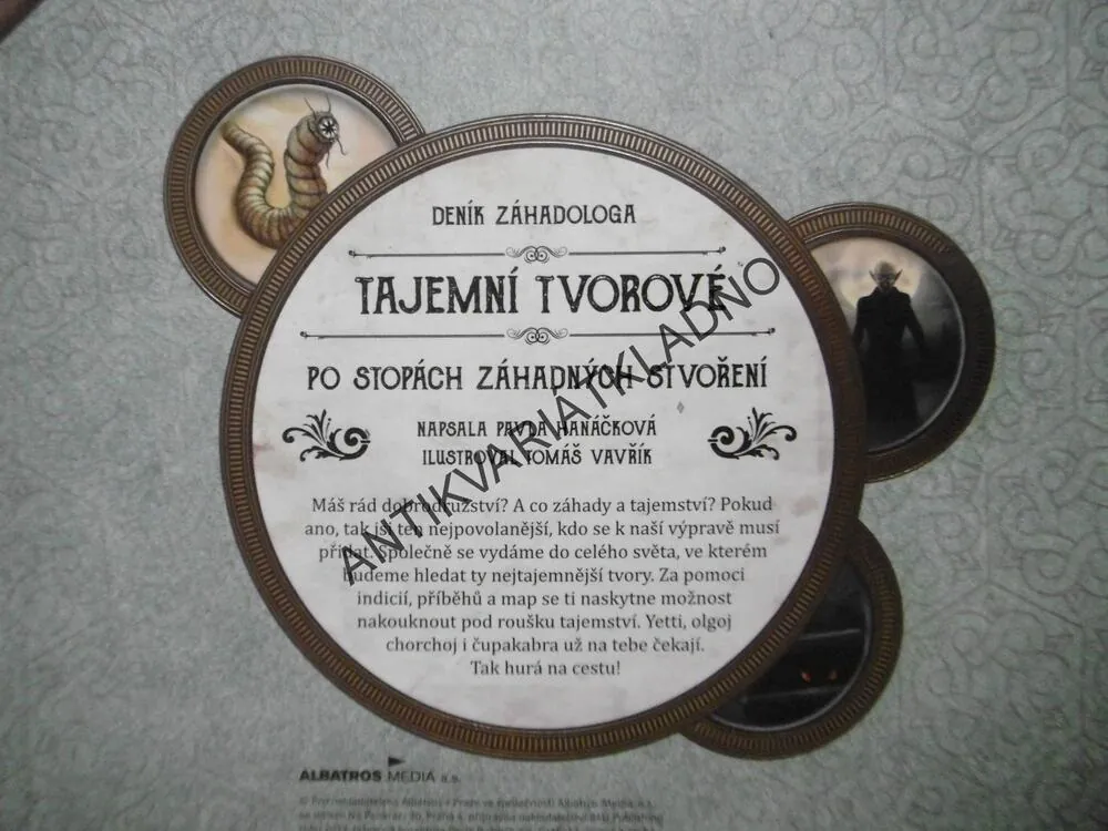 DENÍK ZÁHADOLOGA, TAJEMNÍ TVOROVÉ, PO STOPÁCH ZÁHADNÝCH STVOŘENÍ, PAVLA HANÁČKOVÁ, TOMÁŠ VAVŘÍK, **an