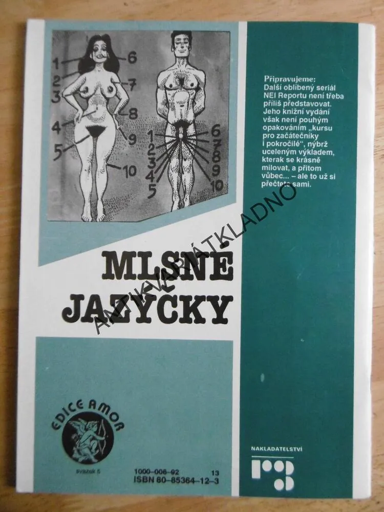 NEI REPORT, EROTICKÁ KNIHOVNIČKA EROTIKA, SEX , PORNO, 4/1992