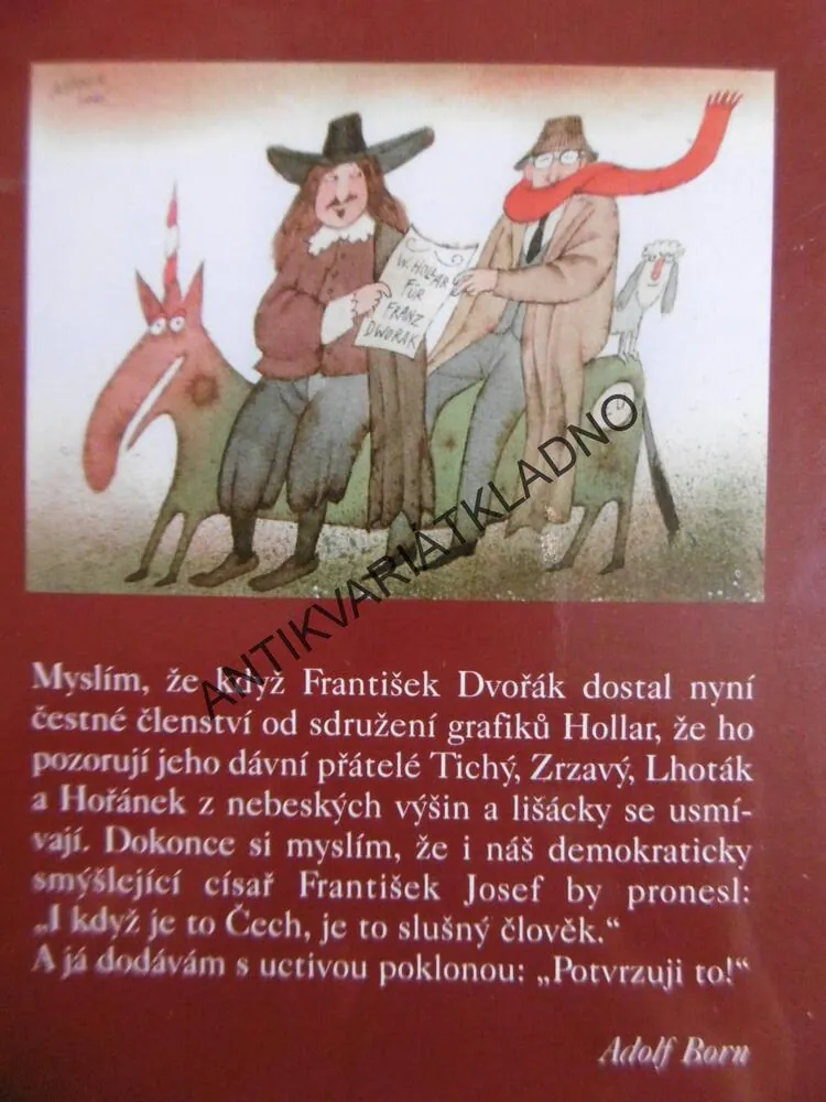 MŮJ ŽIVOT S UMĚNÍM, FRANTIŠEK DVOŘÁK, **an