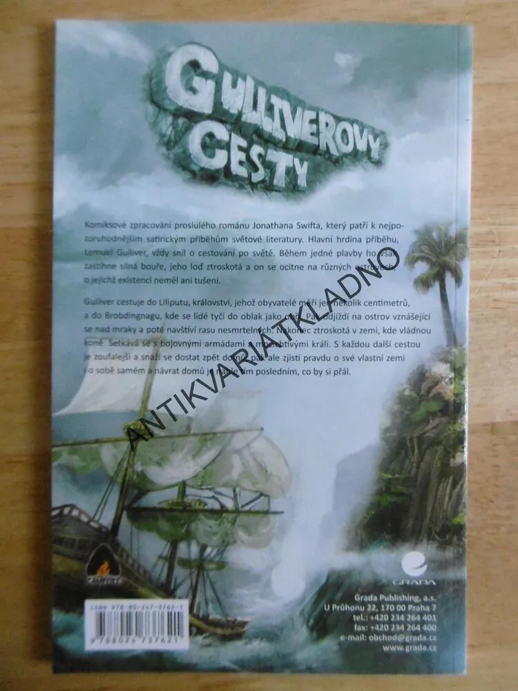 GULLIVEROVY CESTY, JONATHAN SWIFT, KOMIKS, LEWIS HELFAND, **an