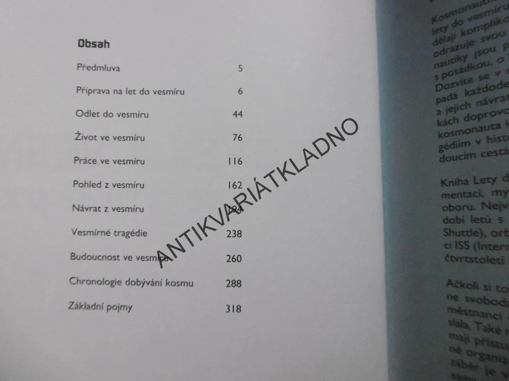ČLOVĚK A VESMÍR, KOSMONAUTIKA,HISTORIE A SOUČASNOST, MARK TRAA, **an
