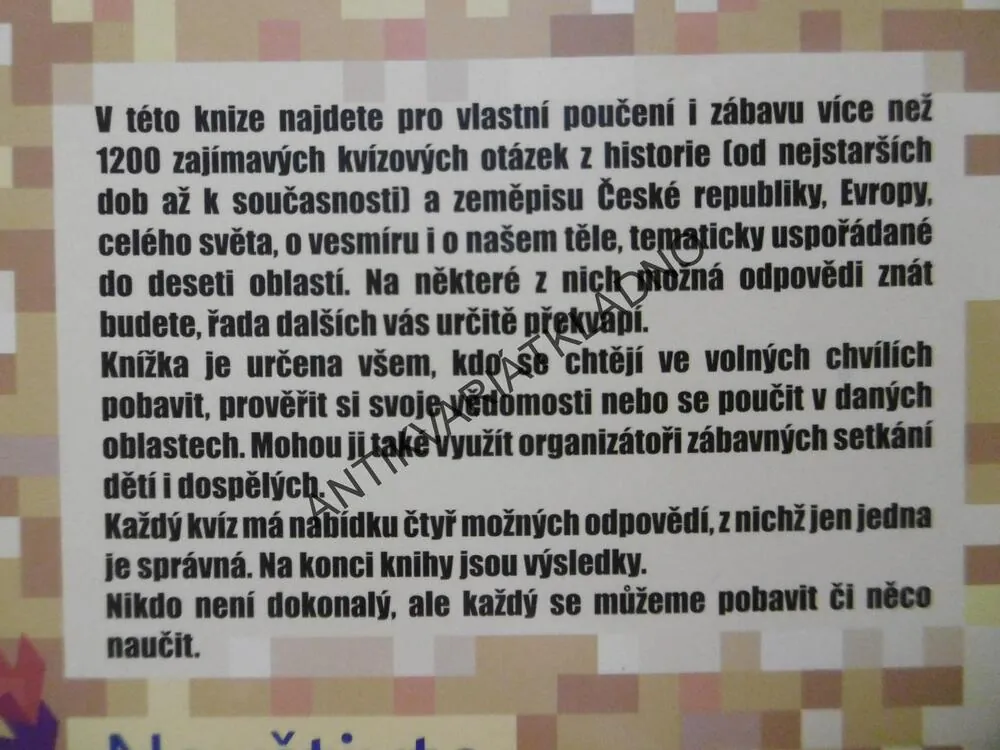 KVÍZY PRO KAŽDÉHO, KAREL FOLTIN