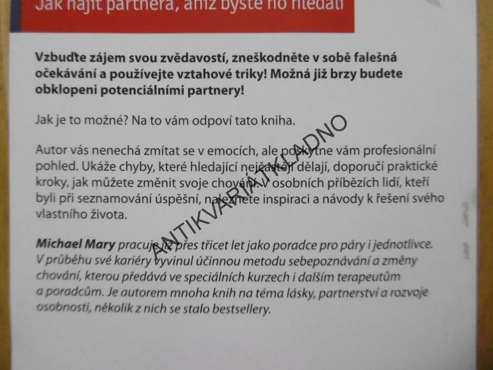 KDE JSI?, JAK NAJÍT PARTNERA, ANIŽ BYSTE HO HLEDALI, MICHAEL MARY, **an