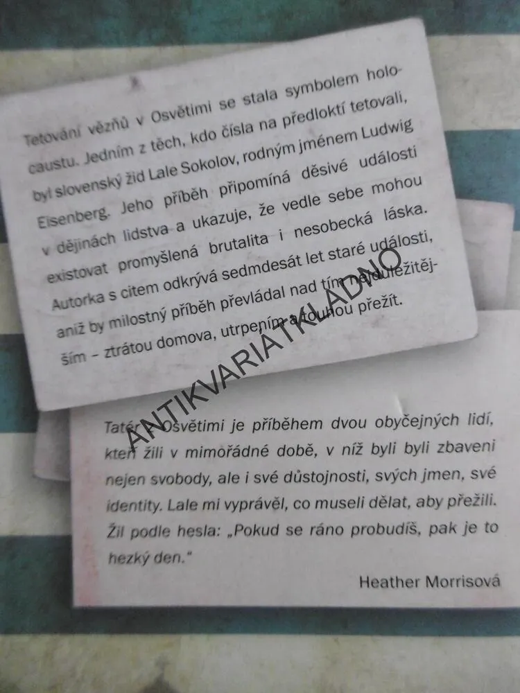 TATÉR Z OSVĚTIMI, HEATHER MORRISOVÁ,*an