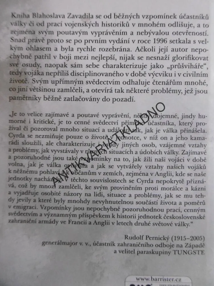 NEBYLI JSME SVATÍ, BLAHOSLAV ZAVADIL, **an