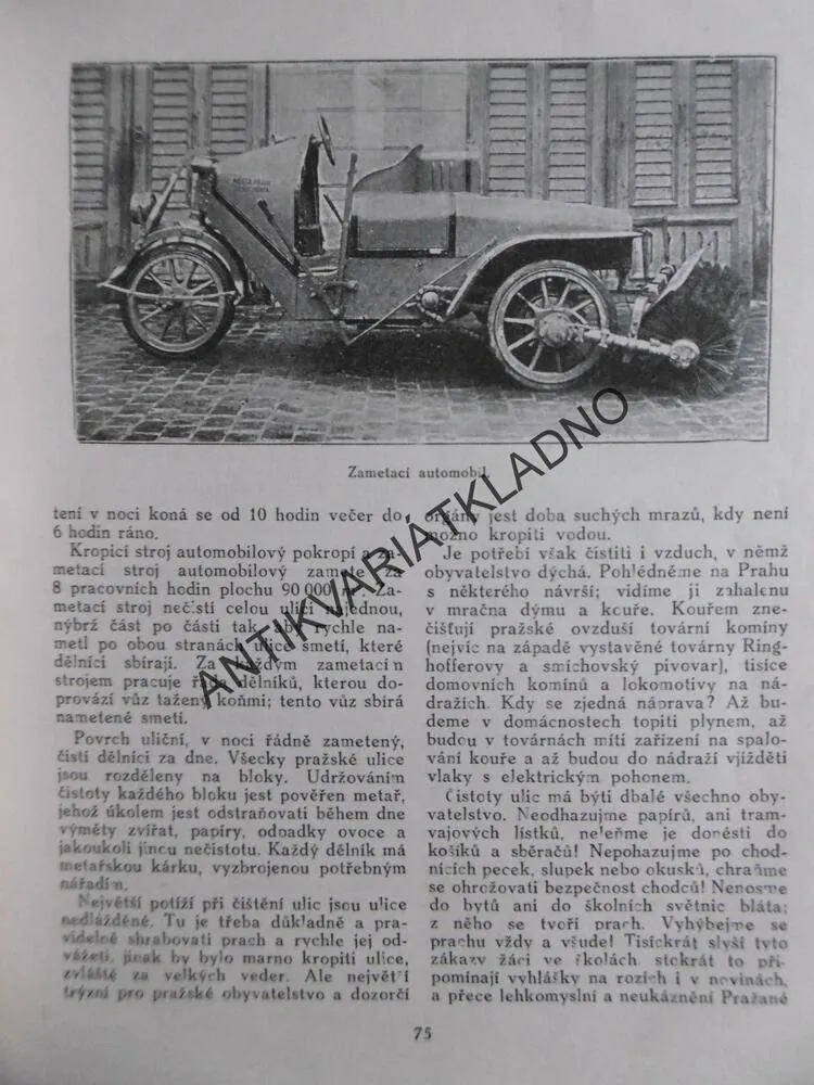 NAŠE PRAHA, VLASTIVĚDNÝ ČASOPIS, 1925-26,ROČ.2., **an