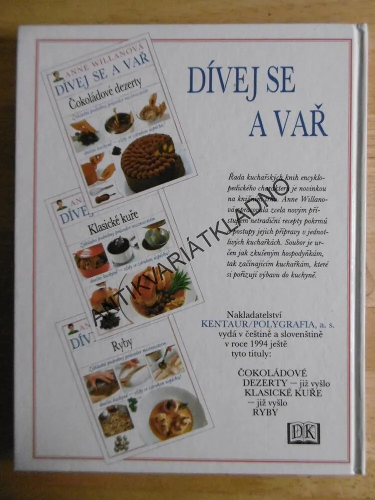 DÍVEJ SE A VAŘ, TĚSTOVINY, ANNE WILLANOVÁ, **an