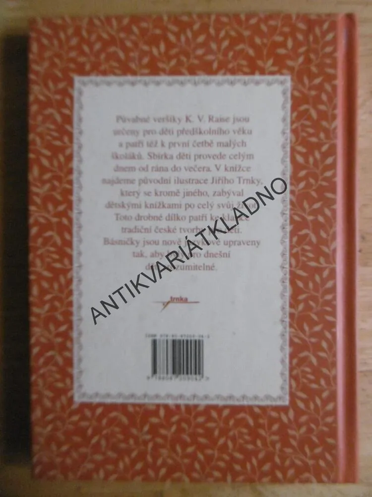 ZVÍŘÁTKA A LIDÉ, KAREL VÁCLAV RAIS, JIŘÍ TRNKA, **an