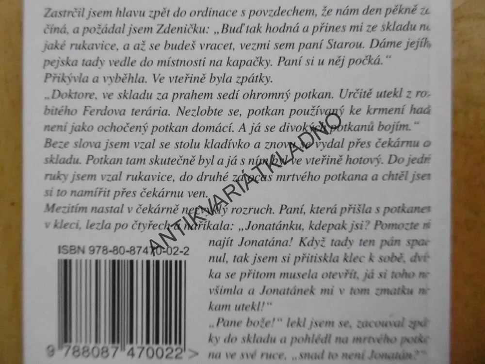 ZVĚROLÉKAŘ VZPOMÍNÁ, ALENA HRACHOVCOVÁ, JAN HERČÍK, **an