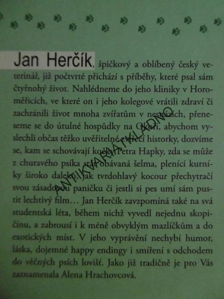 ZVĚROLÉKAŘ V AKCI, JAN HERČÍK, ALENA HRACHOVCOVÁ, **an
