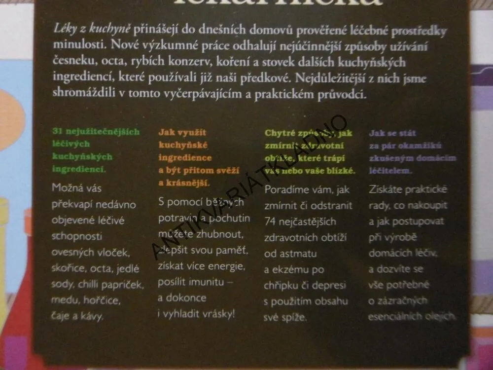 LÉKY Z KUCHYNĚ, 1000 RAD A NÁPADŮ PRO VAŠE ZDRAVÍ, **an