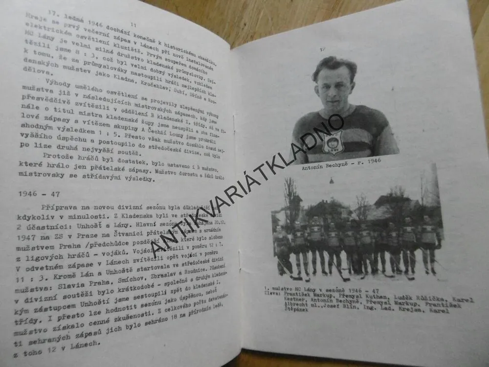 50 LET LEDNÍHO HOKEJE LÁNY, OKR. KLADNO, 1985, LEDNÍ HOKEJ