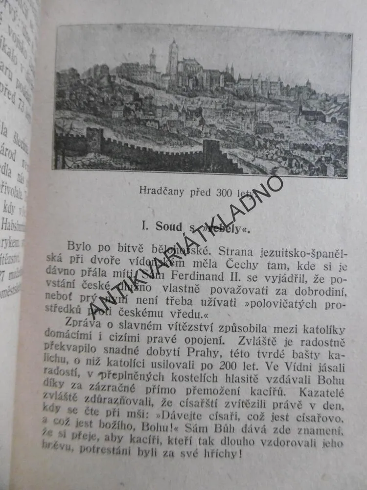 POMSTA HABSBURKOVA, 300 VYÝROČÍ VRAŽDY 27 PÁNŮ, ARNOŠT CAHA, 1921