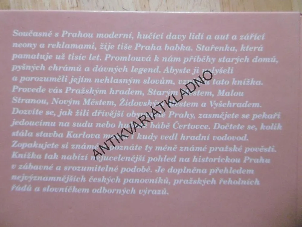 PRAHA BABKA MĚST, ALENA JEŽKOVÁ, **an