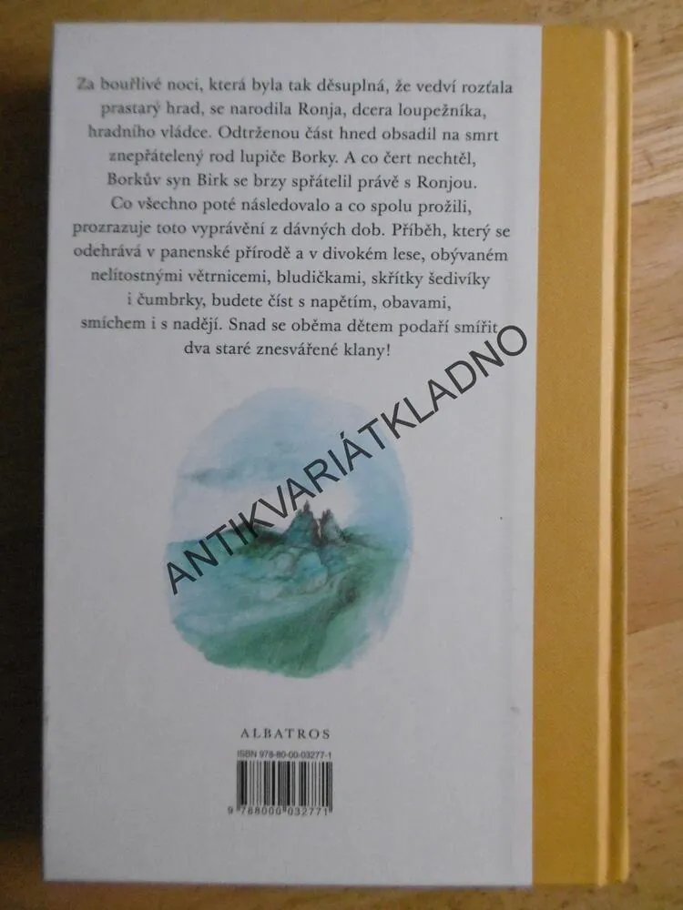 RONJA, DCERA LOUPEŽNÍKA, ASTRID LINDGRENOVÁ, **an