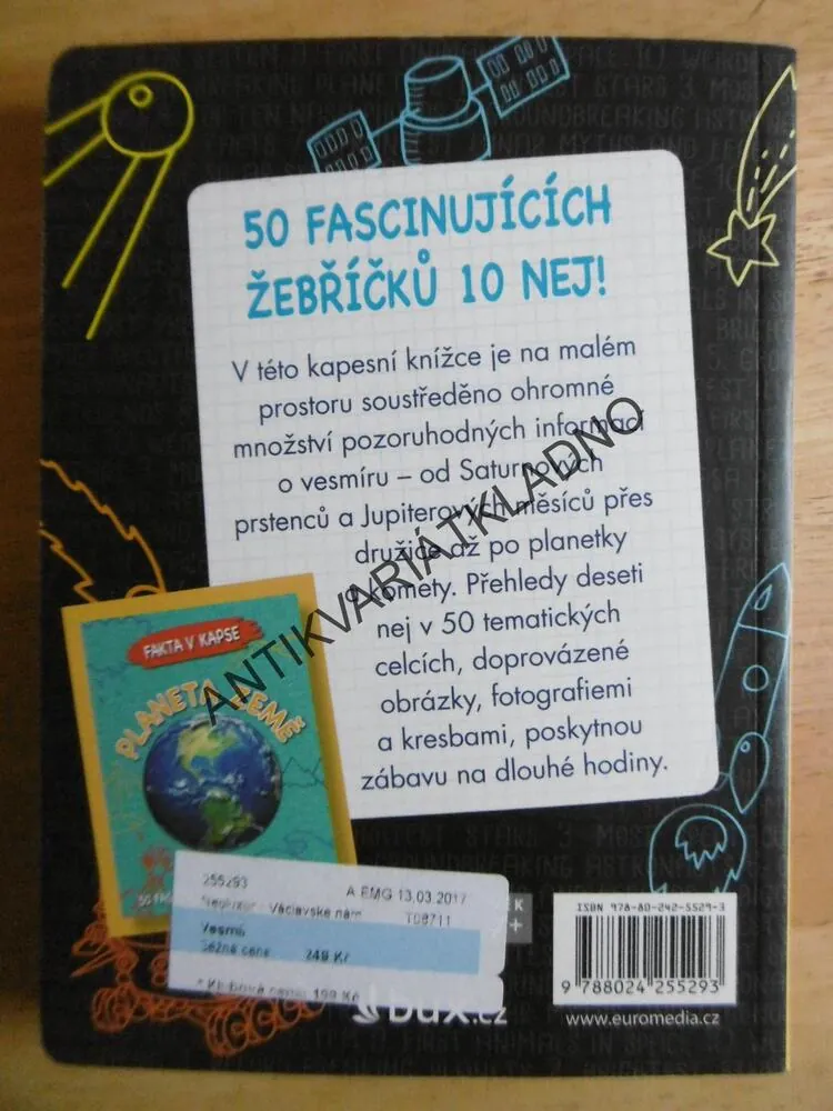 FAKTA V KAPSE, VESMÍR, **an