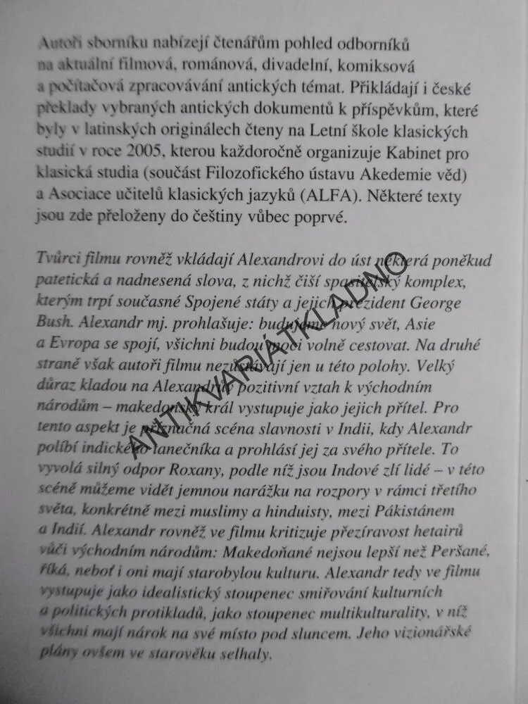 ANTIKA? ZAJDĚTE DO KINA, PŘEČTĚTE ROMÁN..., JANA KEPARTOVÁ, **an