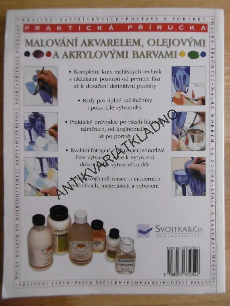 MALOVÁNÍ AKVARELEM, OLEJOVÝMI A AKRYLOVÝMI BARVAMI, HAZEL HARRISONOVÁ, **an
