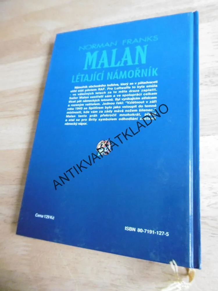 MALAN, LÉTAJÍCÍ NÁMOŘNÍK, NORMAN FRANKS, LETECTVÍ, **an