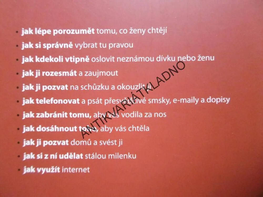 JAK SBALIT ŽENU, TOMÁŠ BARÁNEK, **an