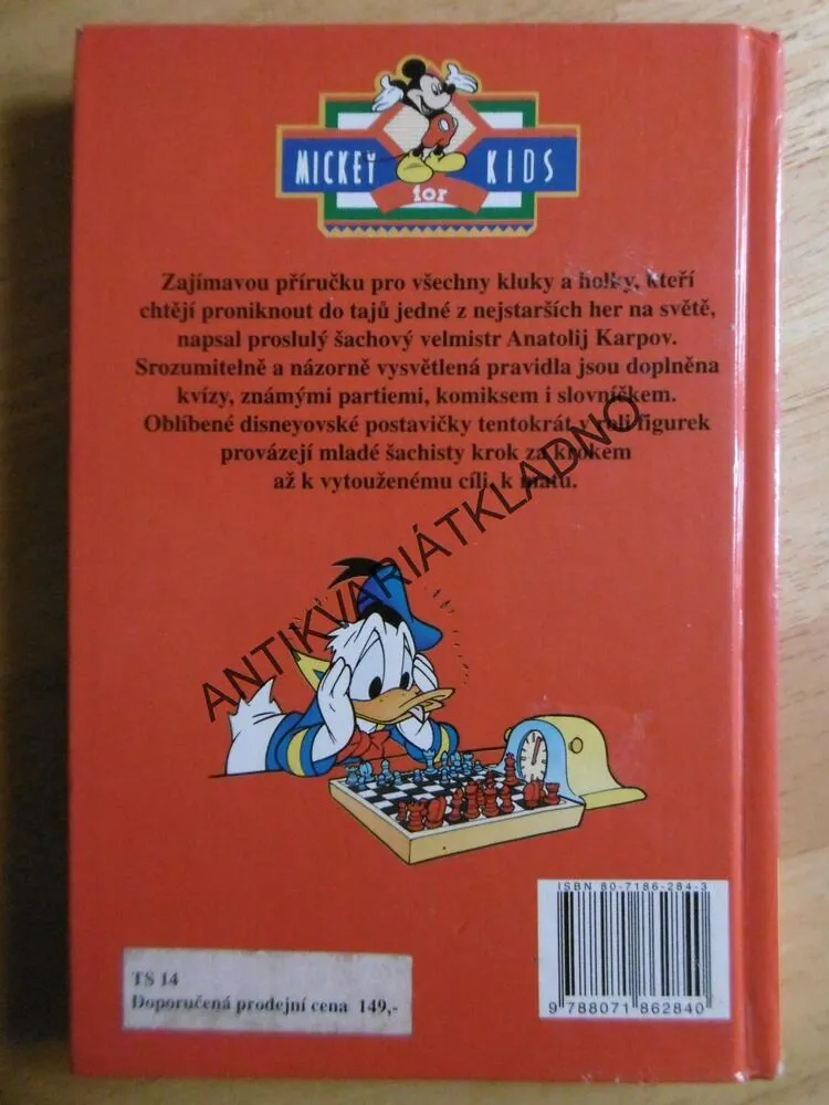 SPECIÁLNÍ PŘÍRUČKA MLADÝCH SVIŠŤŮ, ŠACHY S ANATOLIJEM KARPOVEM, WALT DISNEY, **an