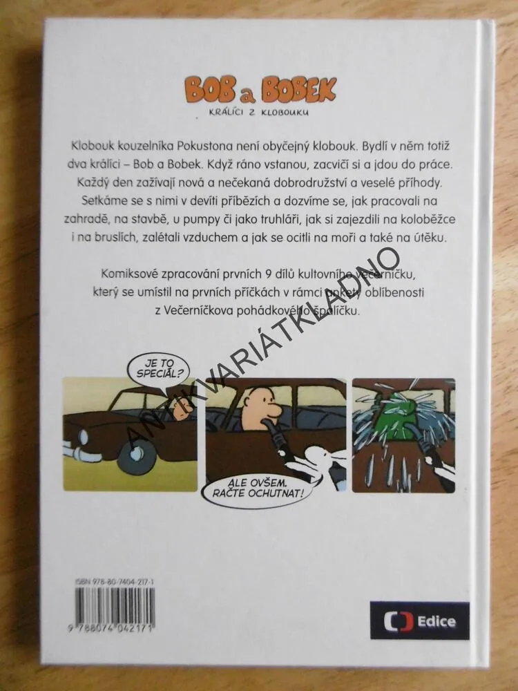 BOB A BOBEK, KRÁLÍCI Z KLOBOUKU, JIRÁNEK, komiks, **an