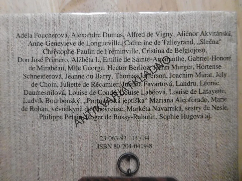 KRÁSNÉ A TRAGICKÉ LÁSKY V DĚJINÁCH, ANDRÉ CASTELOT, **an