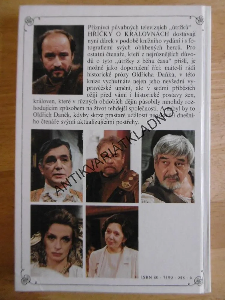 HŘÍČKY O KRÁLOVNÁCH, OLDŘICH DANĚK, **an