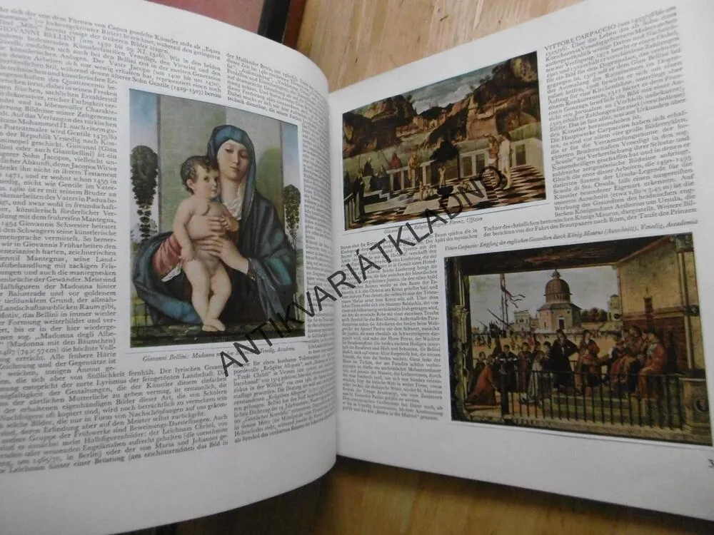 DIE MALEREI DER GOTIK UND FRÜH RENAISSANCE, GOTICKÁ A RANĚ RENESANČNÍ MALBA,  NĚMECKY, **an