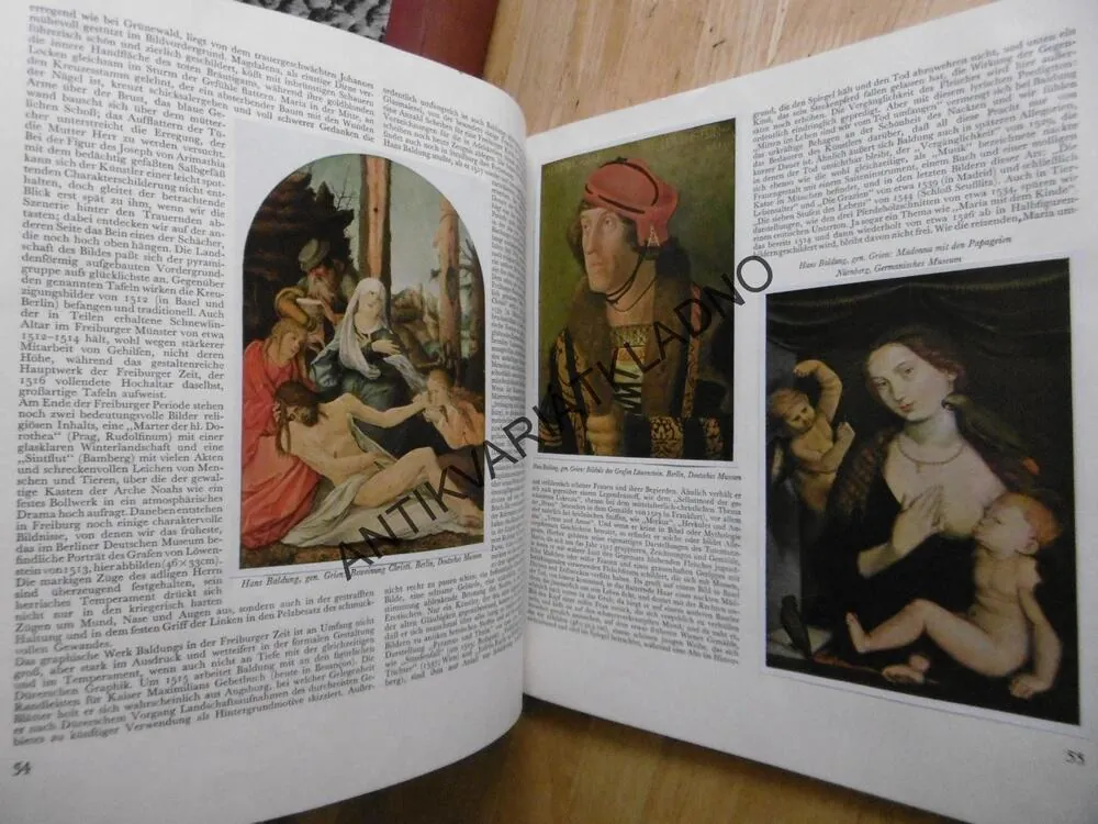 DIE MALEREI DER RENAISSANCE, RENESANČNÍ MALBA,  NĚMECKY, 1938