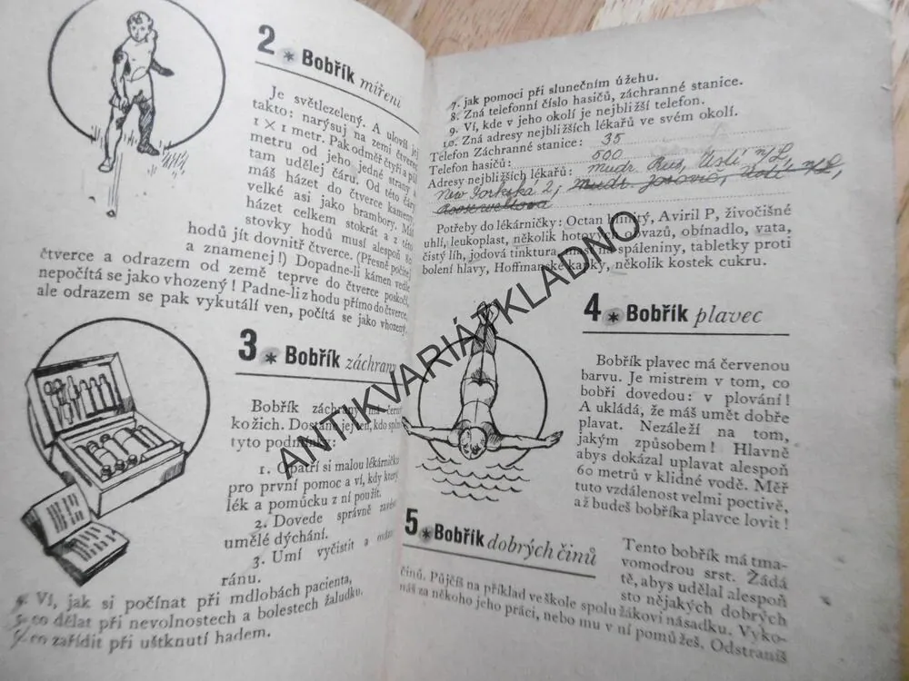 DRUHÝ ZÁPISNÍK 13 BOBŘÍKŮ, JUNÁK , SKAUT, 