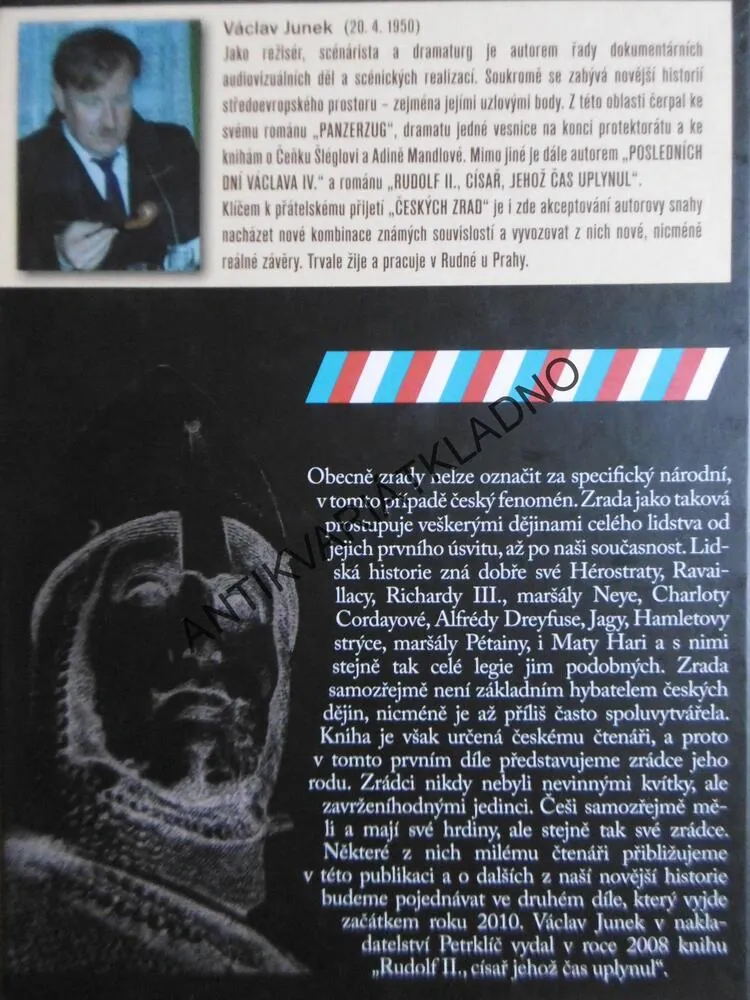 ČESKÉ ZRADY, VÁCLAV JUNEK, **an
