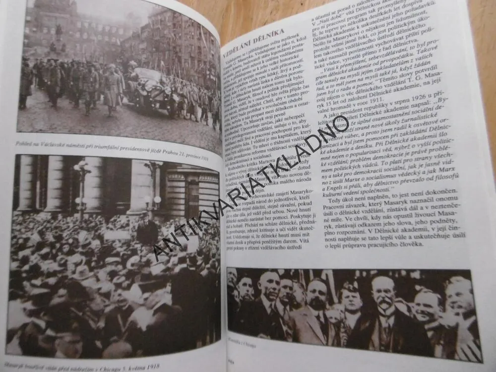 ODKAZ T. G. MASARYKA, **an