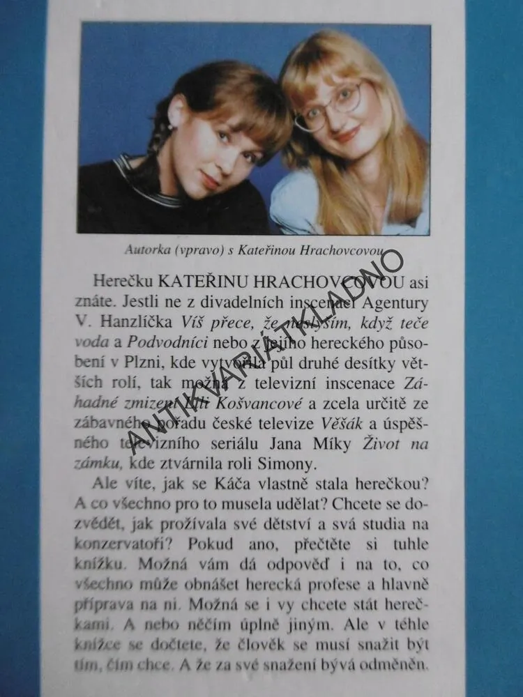 KATEŘINA NEJEN ZE ZÁMKU ANEB JAK SE STÁT HEREČKOU, IVONA BŘEZINOVÁ, **an