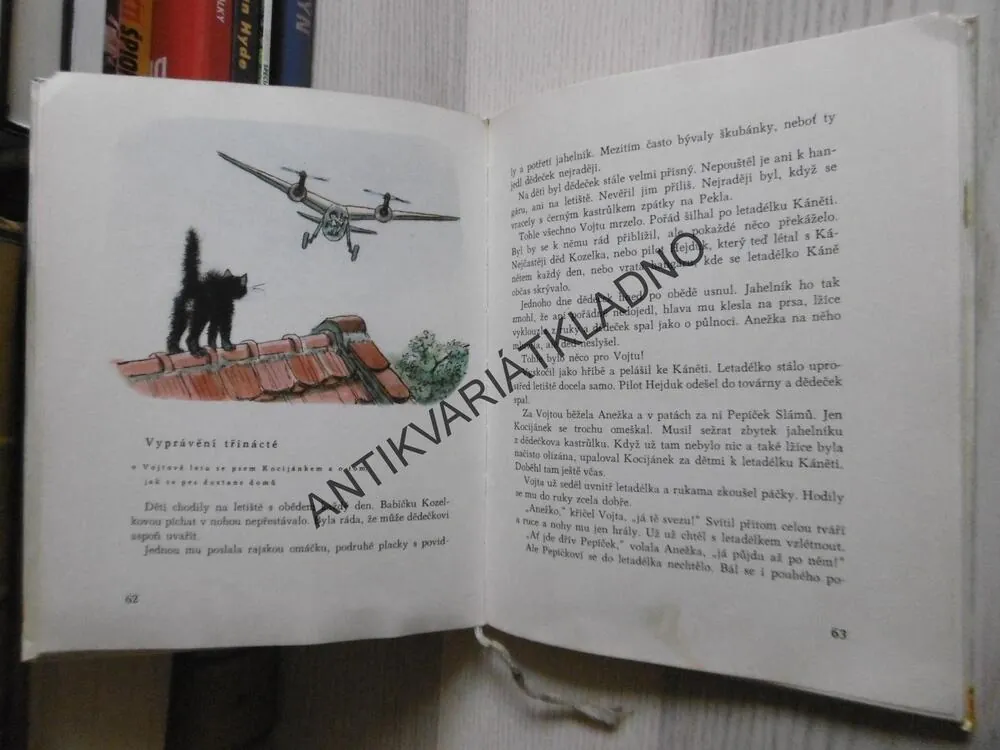 O LETADÉLKU KÁNĚTI, BOHUMIL ŘÍHA, **an