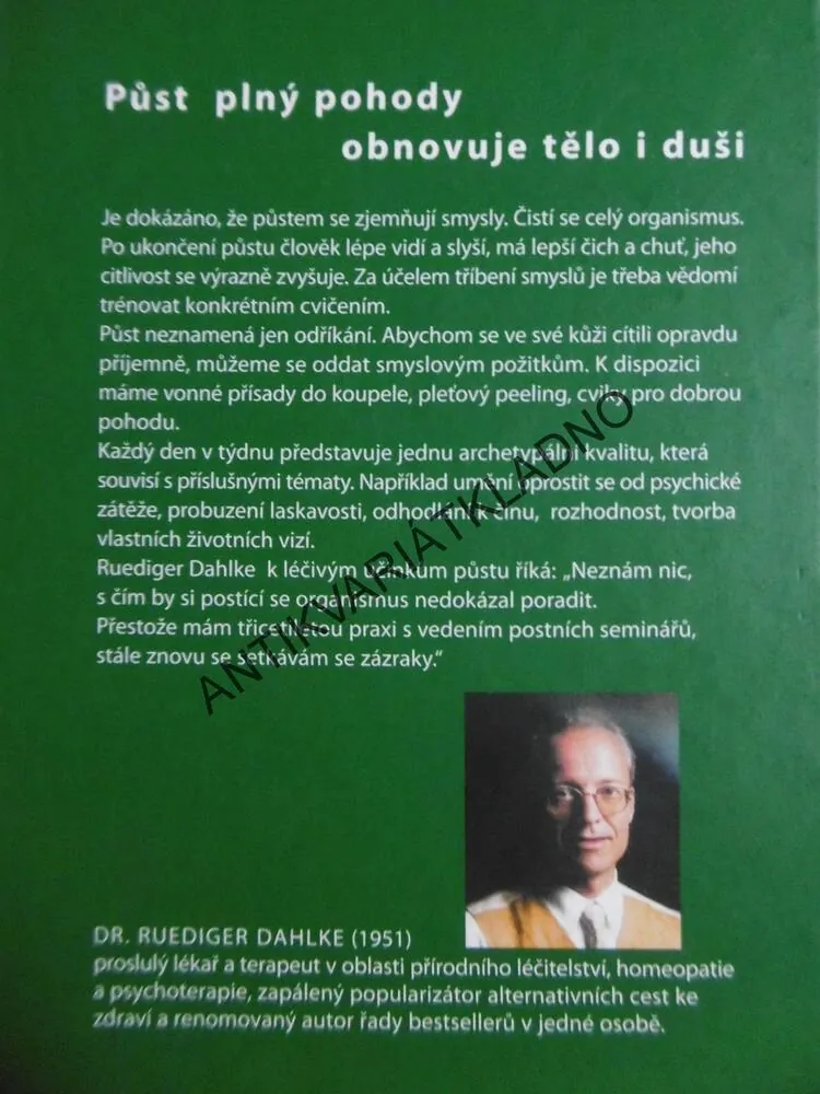 PŮST PLNÝ POHODY, RUEDIGER DAHLKE, DOROTHEA NEUMAYROVÁ, **an