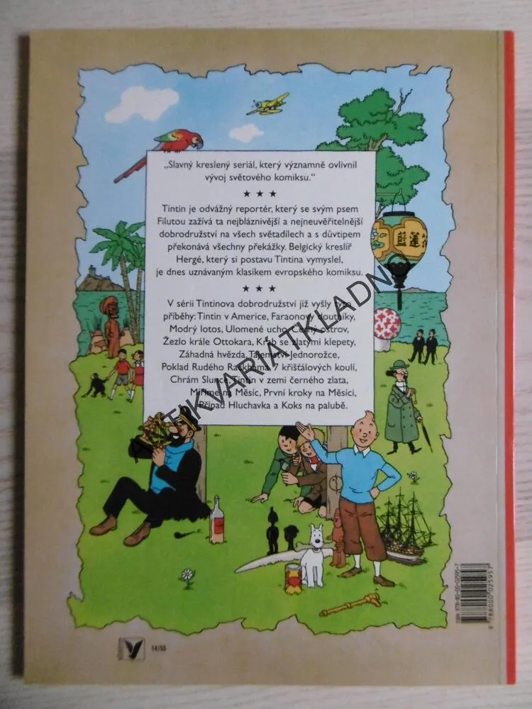 TINTINOVA DOBRODRUŽSTVÍ, TINTIN V TIBETU, HERGÉ, **an