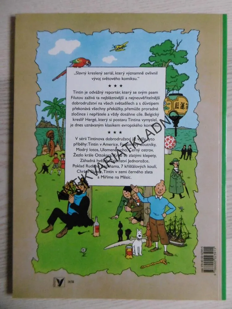 TINTINOVA DOBRODRUŽSTVÍ, PRVNÍ KROKY NA MĚSÍCI, HERGÉ, **an