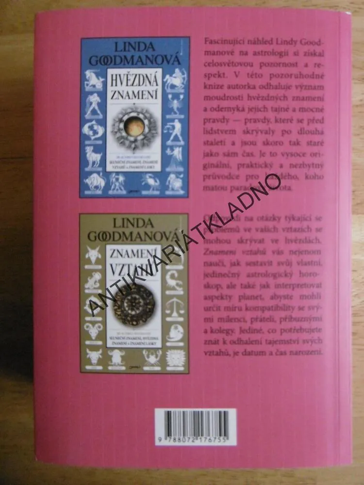 ZNAMENÍ LÁSKY, LINDA GOODMANOVÁ, HOROSKOP, ASTROLOGIE