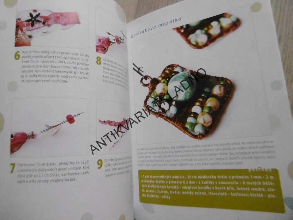 ŠPERKY Z KORÁLKŮ, VÝTVARNÁ INSPIRACE, LUCIE KYSELOVÁ, **an