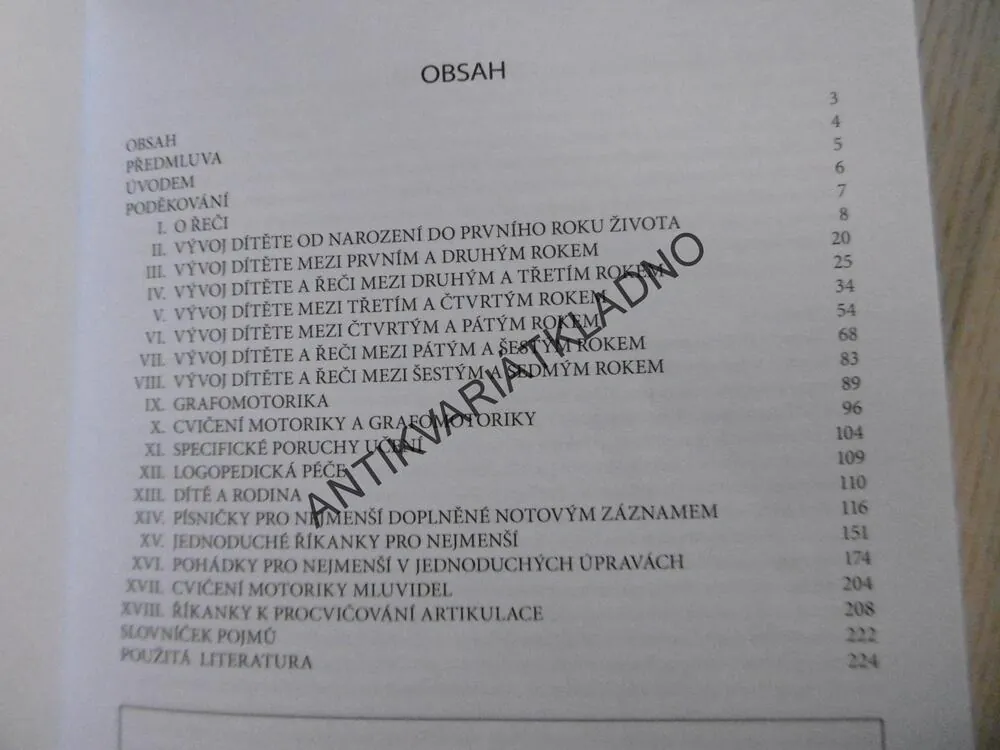 UČÍME NAŠE DÍTĚ MLUVIT, KYCLTOVÁ-BEZDĚKOVÁ, LOGOPEDIE, 2014, **an