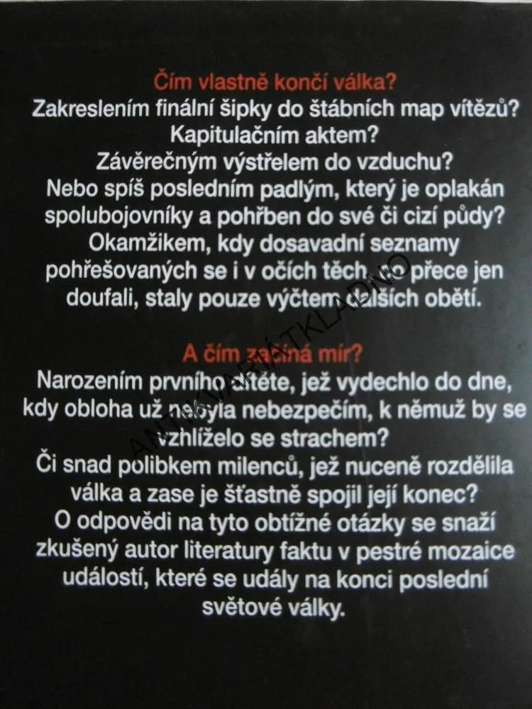 ČAS VÍTĚZŮ, ČAS PORAŽENÝCH, ROMAN CÍLEK, **an